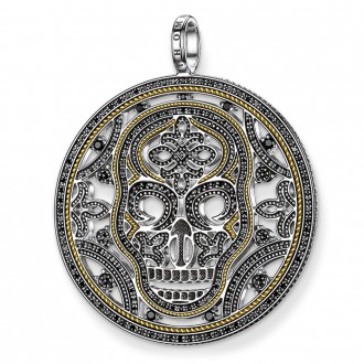 pendant diamond skull