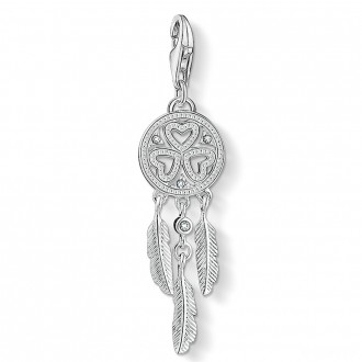 Charm pendant dreamcatcher hearts