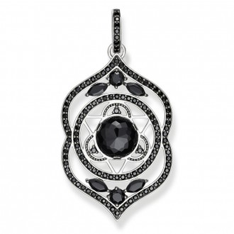pendant black third-eye chakra