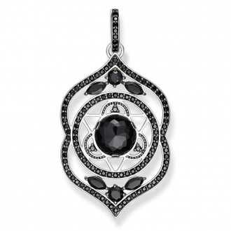 pendant black third-eye chakra