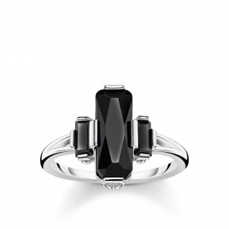 ring Black stones