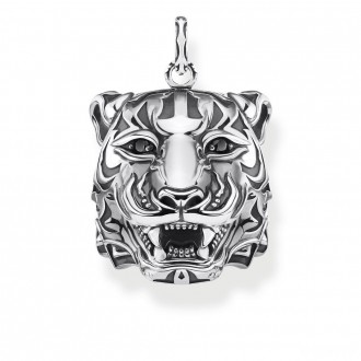 pendant tiger silver