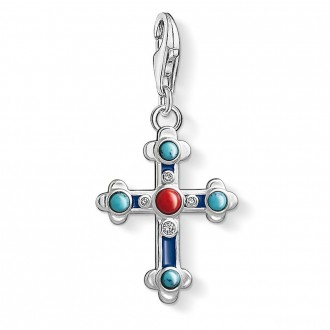 Charm pendant Ethnic cross