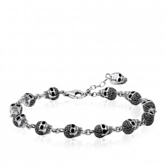 bracelet Skulls Pavé