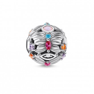bead butterfly silver