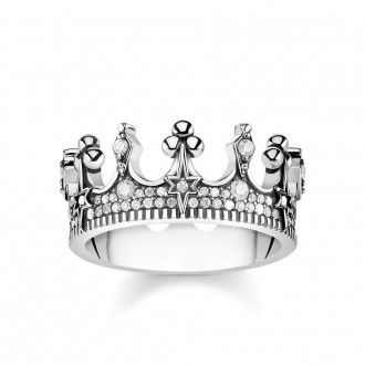 ring crown silver
