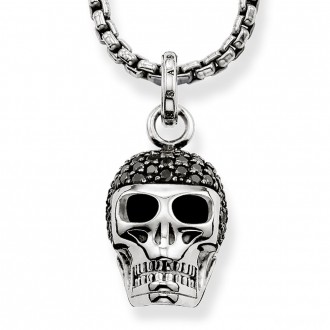 necklace diamond skull