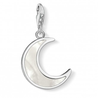 Charm pendant Moon mother-of-pearl