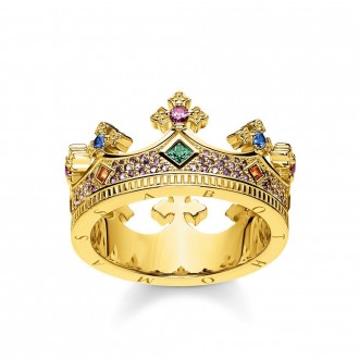 ring crown gold