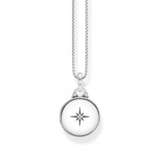 necklace Locket silver round