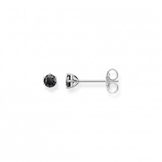 ear studs black stone