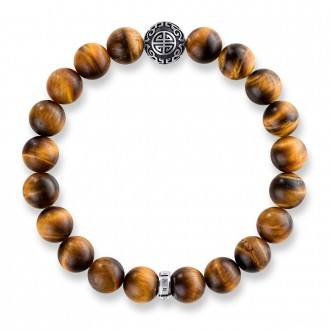 bracelet Ethnic tiger‘s eye Brown