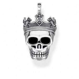 pendant skull crown