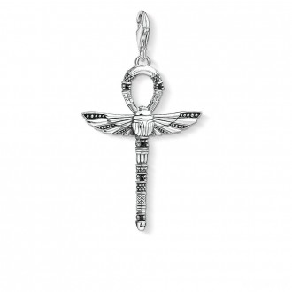 Charm pendant cross of life ankh with scarab