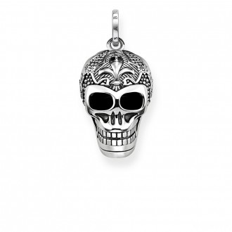 pendant Lily Skull