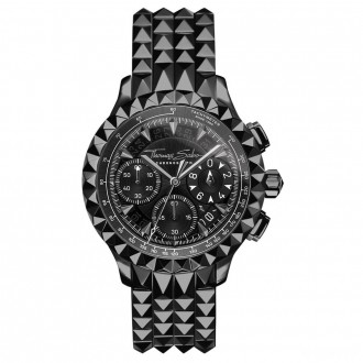 men's watch Rebel at Heart Chronograph black