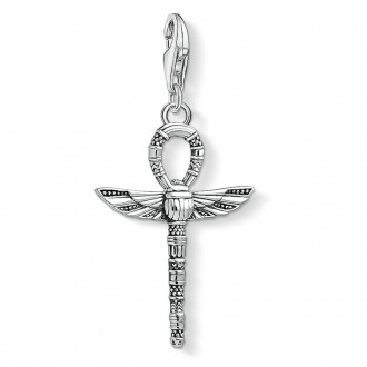 Charm pendant cross of life ankh with scarab