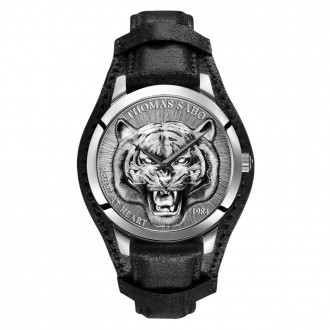 men's watch Rebel Tiger 3D black-silver