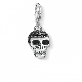 Charm pendant skull pavé