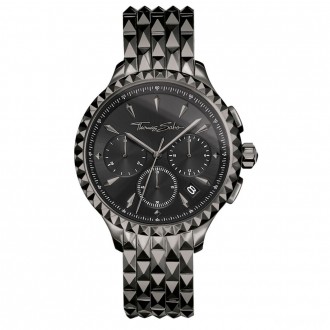 Women's watch REBEL AT HEART WOMEN CHRONOGRAPH black