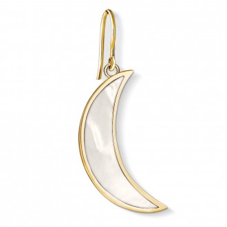 earring Moon mother-of-pearl