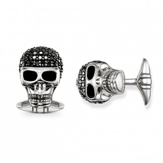 cufflinks diamond skull